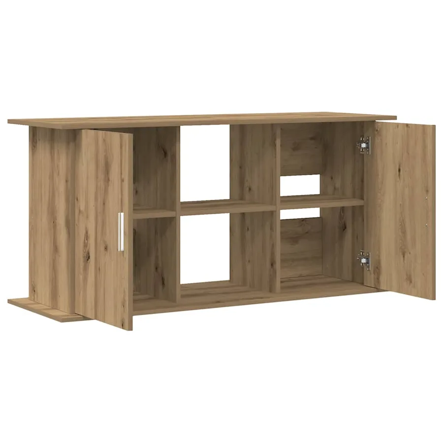 Support d'aquarium Chêne artisanal 121 x 41 x 58 cm Bois d'ingénierie - 2