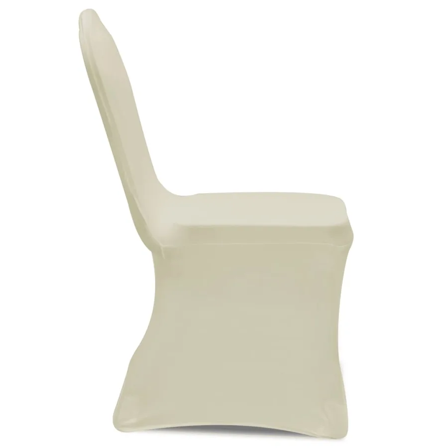 Housses élastiques de chaise Crème 30 pcs - 4