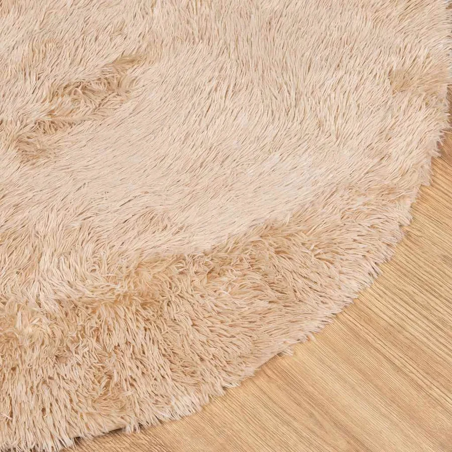 Tapis Shaggy à poils longs NAVARRA beige 300x200 cm polyester - 4