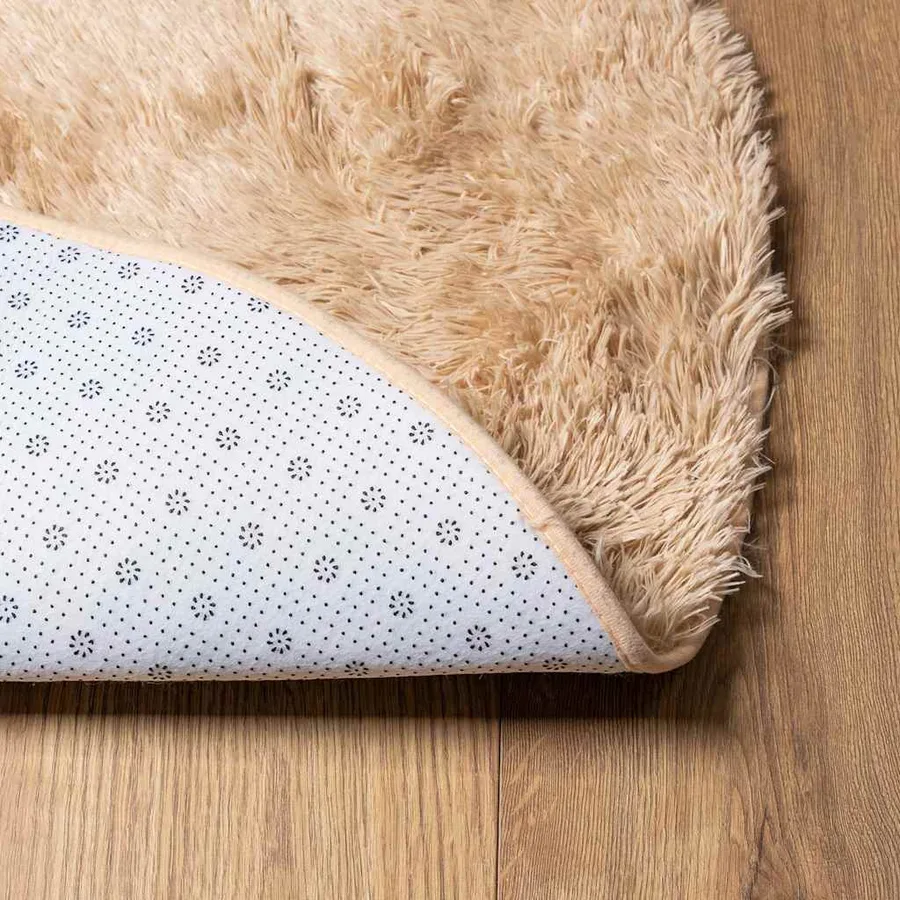 Tapis Shaggy à poils longs NAVARRA beige 300x200 cm polyester - 6