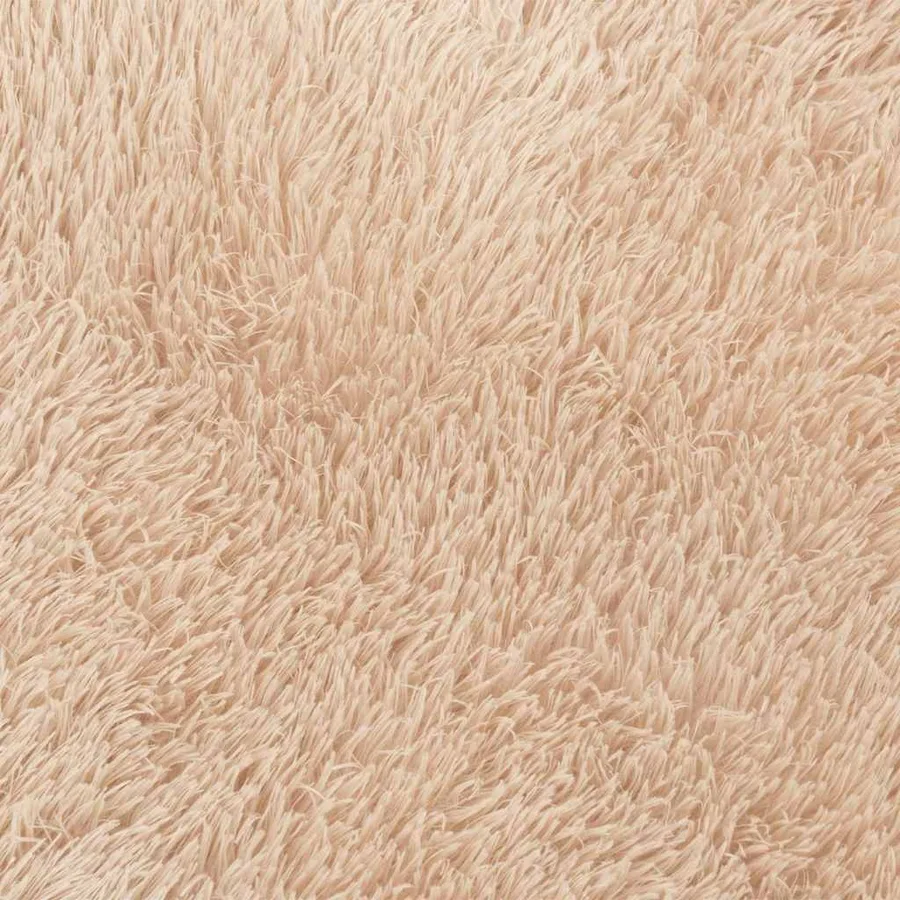 Tapis Shaggy à poils longs NAVARRA beige 300x200 cm polyester - 9