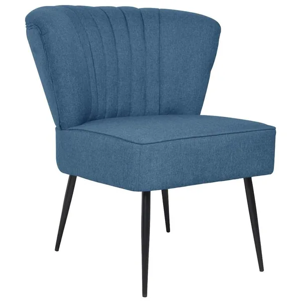 Chaise de cocktail vert tissu