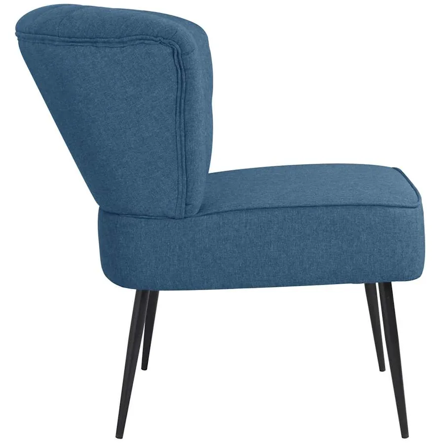 Chaise de cocktail vert tissu - 3