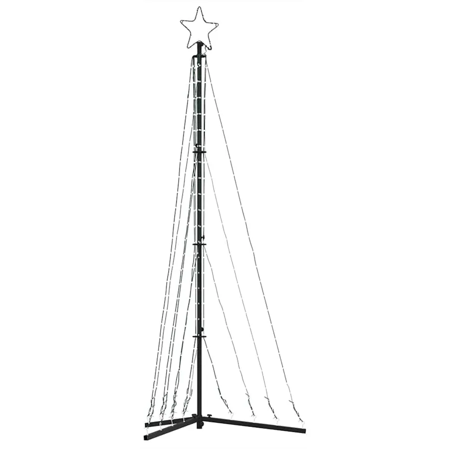 Sapin de Noël à LED 339 LED blanc chaud 187 cm - 4