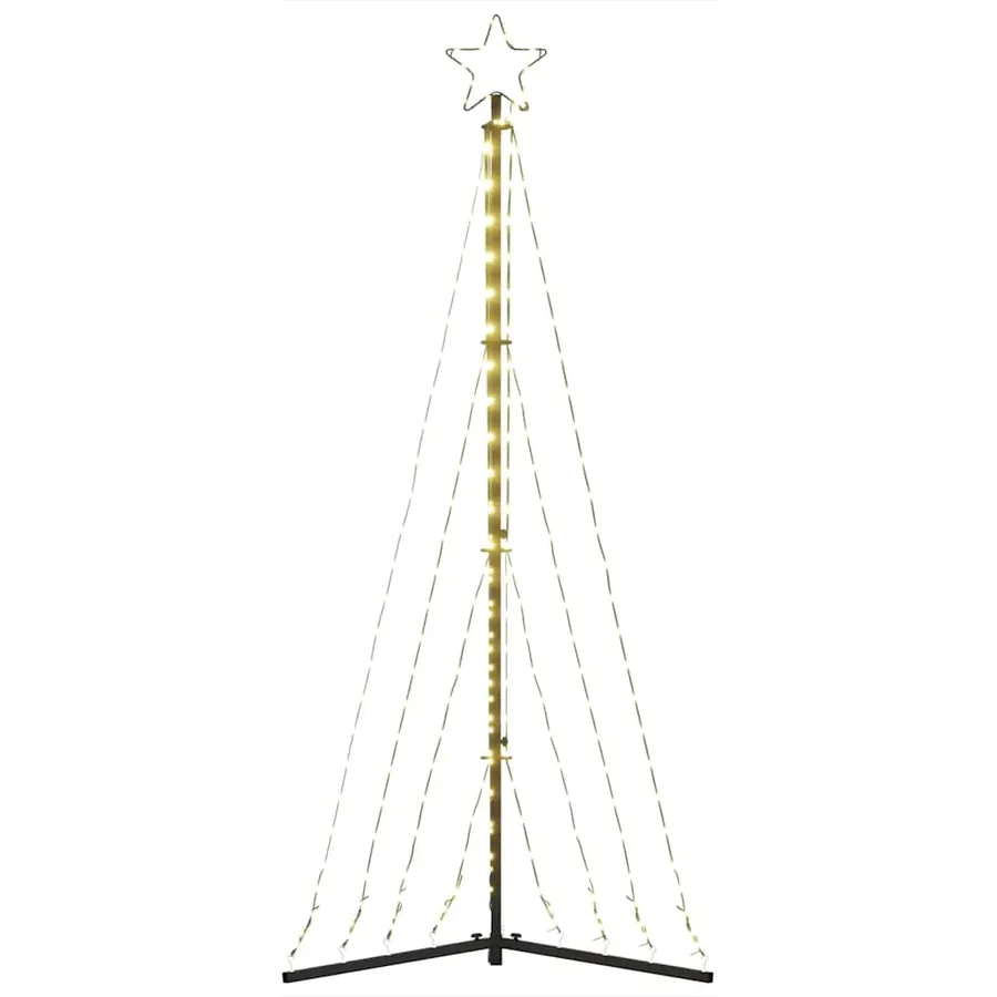 Sapin de Noël à LED 339 LED blanc chaud 187 cm - 6