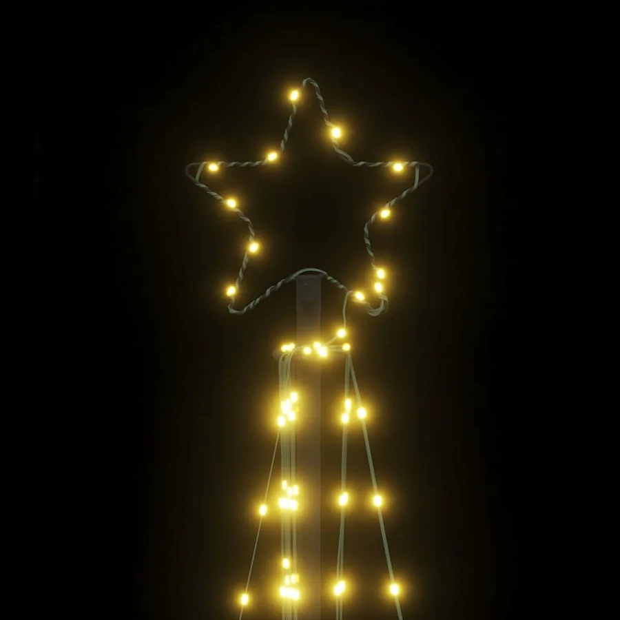 Sapin de Noël à LED 339 LED blanc chaud 182 cm - 10