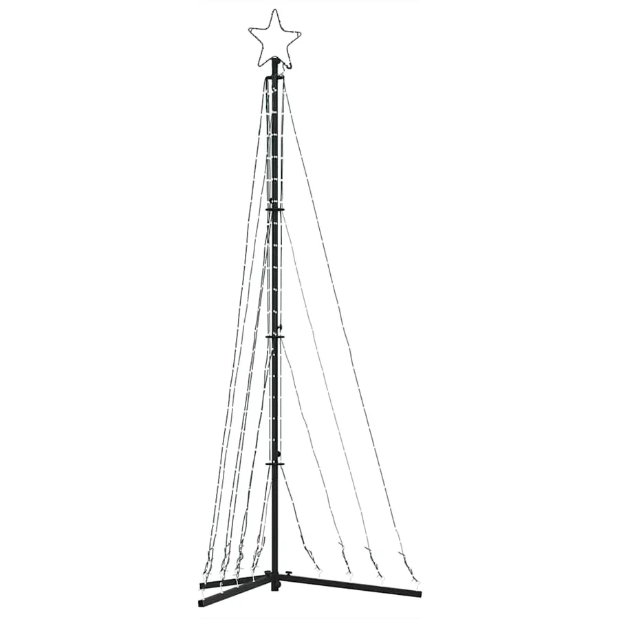Sapin de Noël à LED 339 LED blanc chaud 182 cm - 4