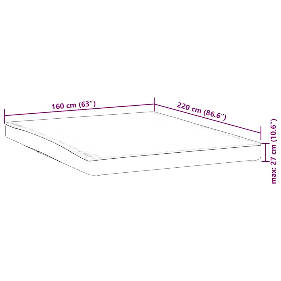 Protège-matelas blanc 160x220 cm imperméable - 7
