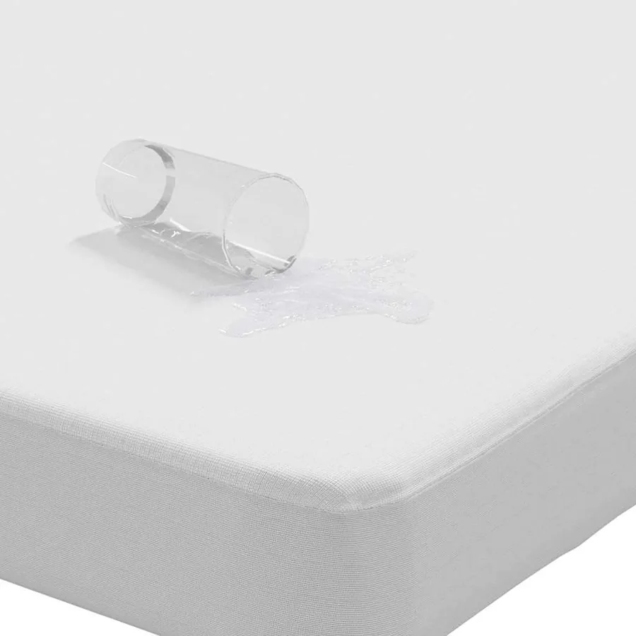 Protège-matelas blanc 90x190 cm imperméable - 3
