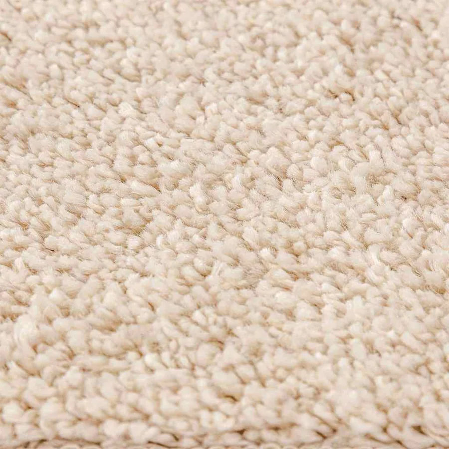 Tapis Shaggy Anti-dérapant Crème 200 x 200 cm PP - 5