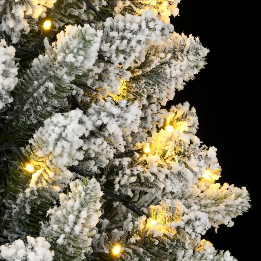 Sapin de Noël artificiel 300 LED et neige floquée 240 cm - 7