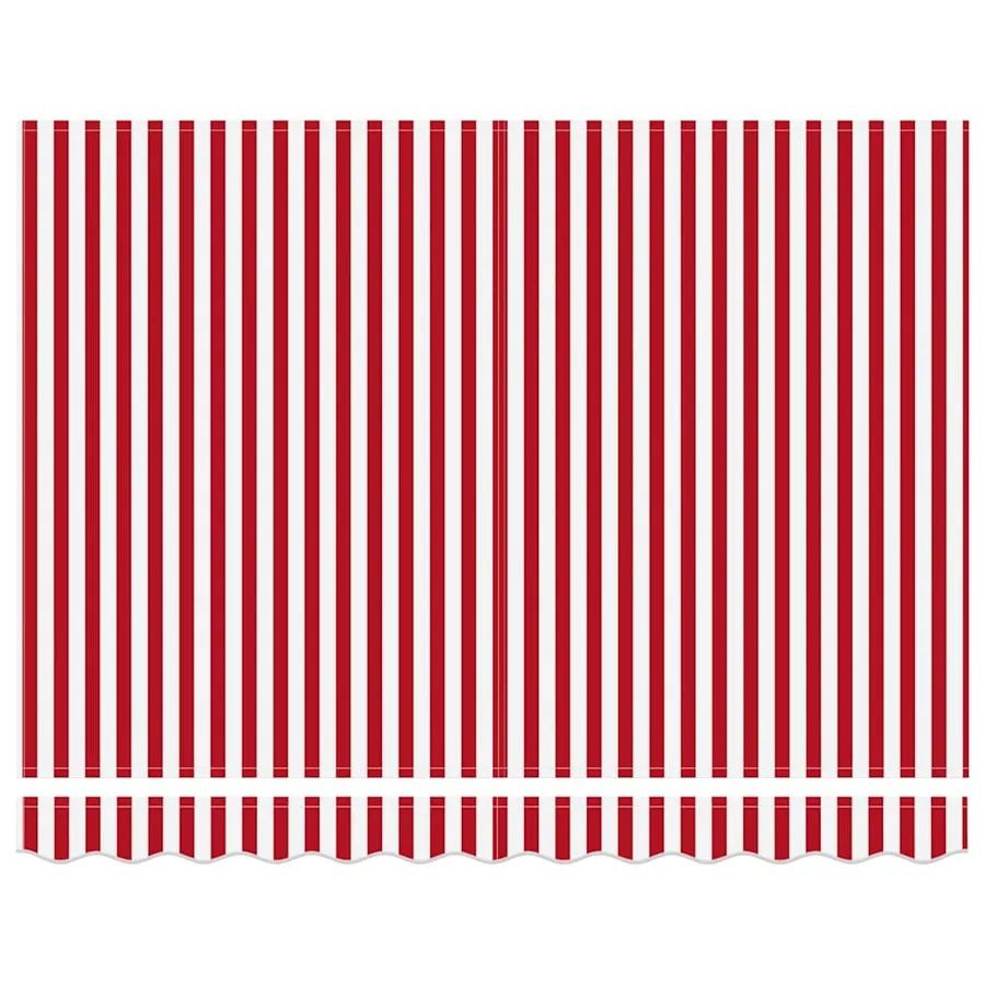 Auvent rétractable Rouge et Blanc 350 x 250 cm - 7