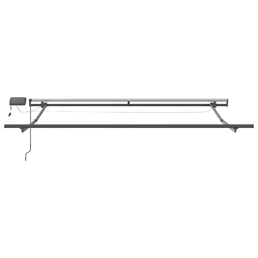 Auvent rétractable Multicolore 300 x 250 cm Tissu et Aluminium - 9