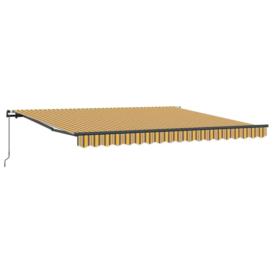 Auvent rétractable Multicolore 400 × 350 cm - 2