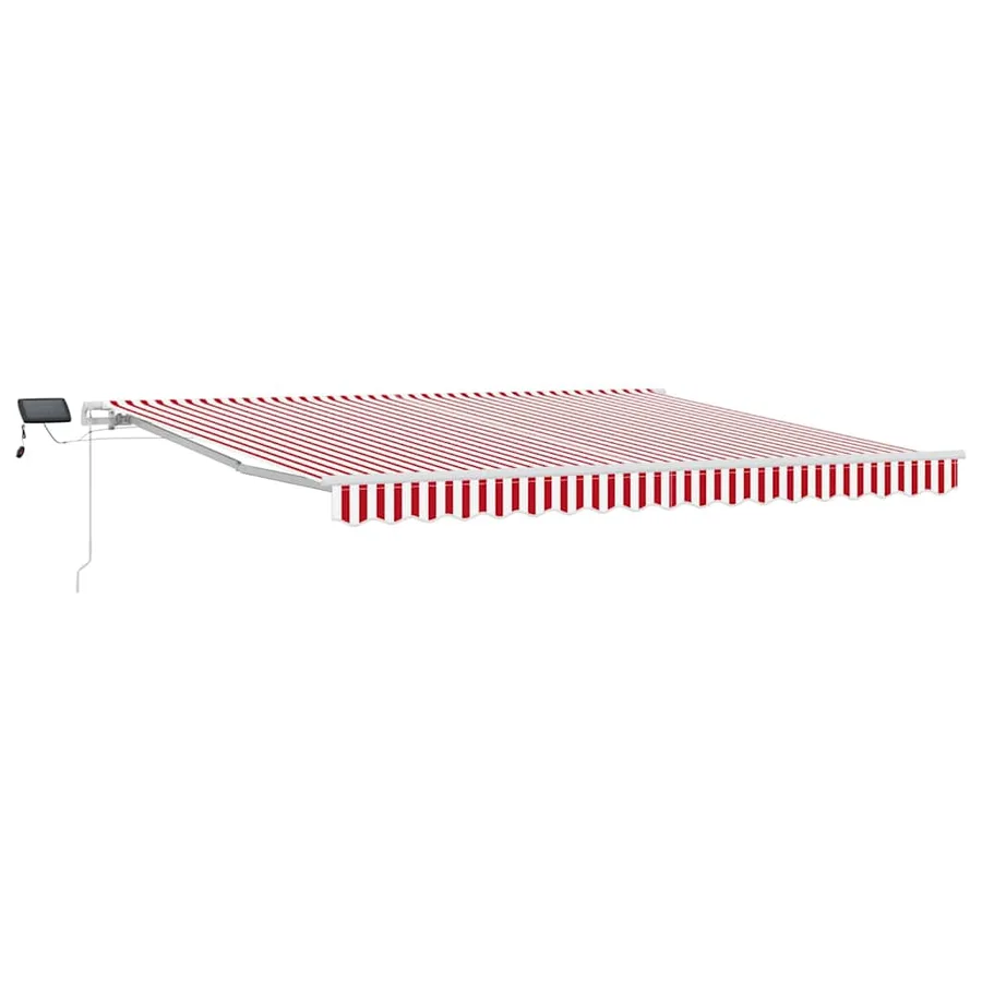 Auvent rétractable Rouge et Blanc 400 × 300 cm - 2