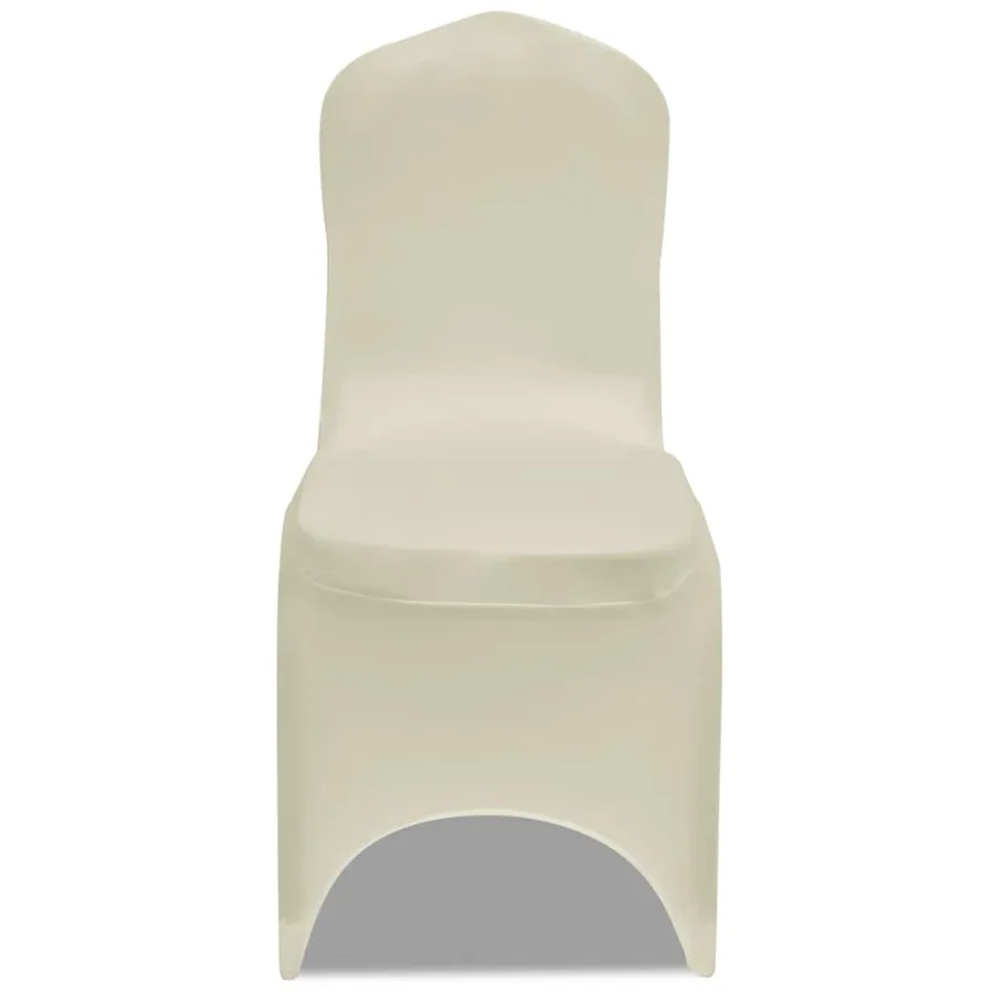 Housses élastiques de chaise Crème 18 pcs - 3