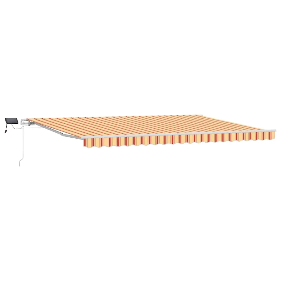 Auvent rétractable Jaune et Orange 500 × 350 cm - 2