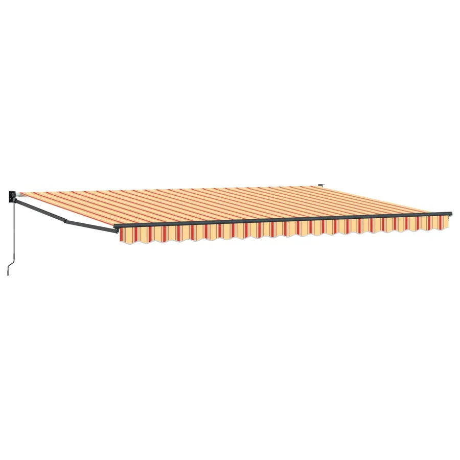 Auvent rétractable Jaune et Orange 500 x 300 x 165 cm - 2