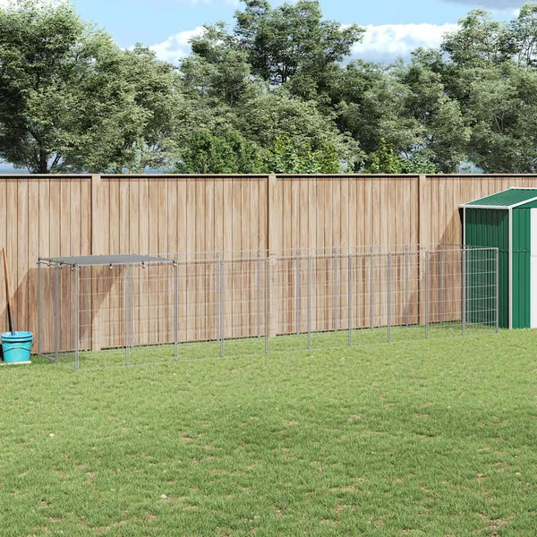 Chenil Argenté 6,05 m² Acier