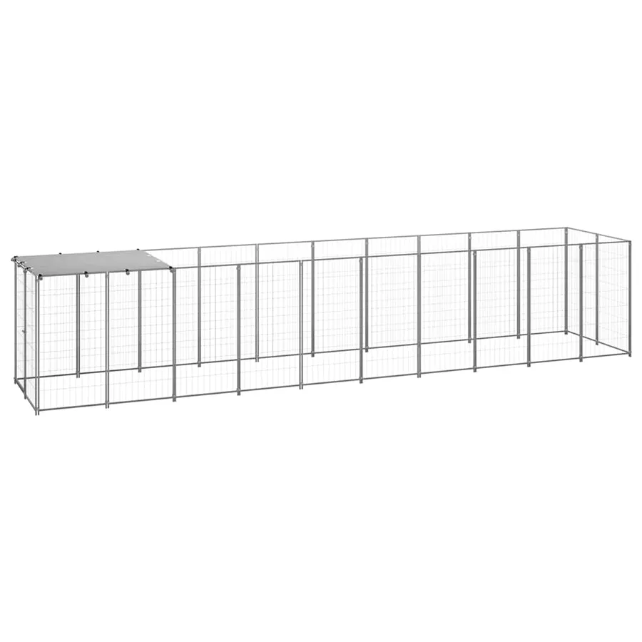 Chenil Argenté 6,05 m² Acier - 2