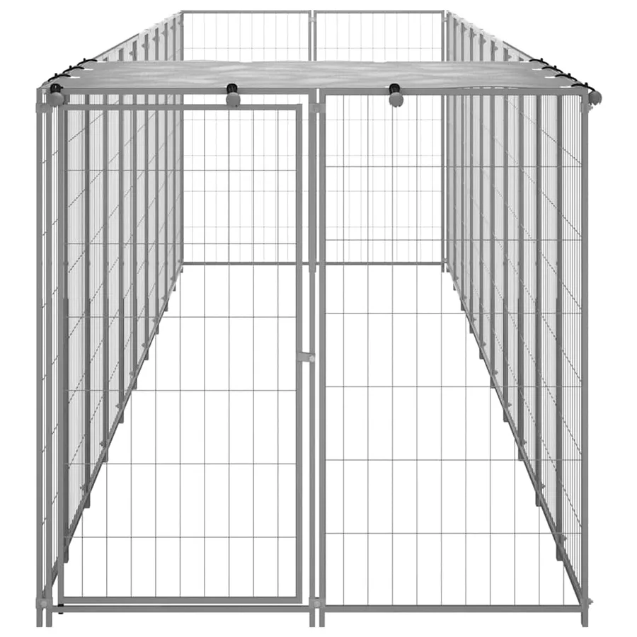Chenil Argenté 6,05 m² Acier - 5