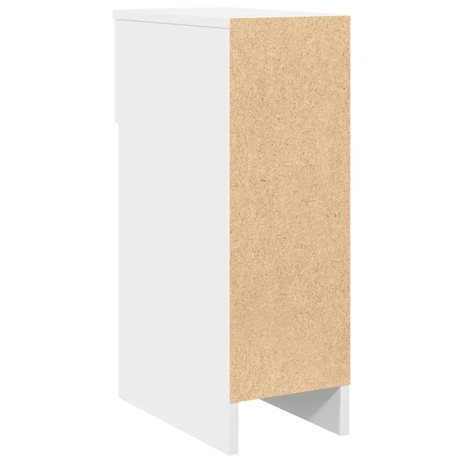 Tables de chevet avec tiroir 2 pcs blanc 20x36x60 cm - 8