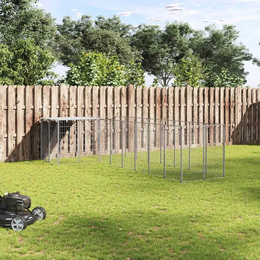 Chenil Argenté 6,05 m² Acier