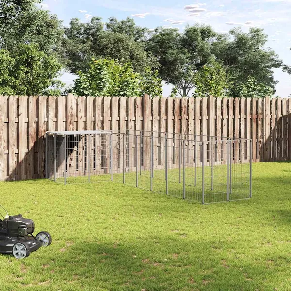 Chenil Argenté 6,05 m² Acier