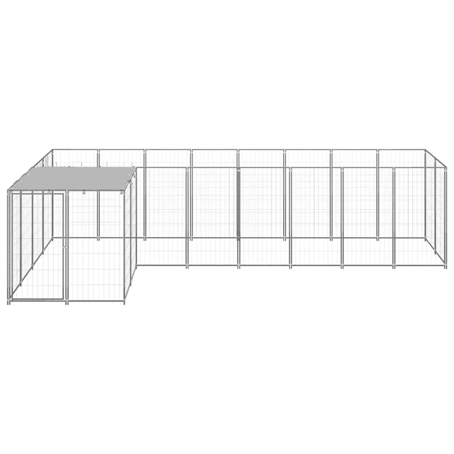Chenil Argenté 6,05 m² Acier - 3
