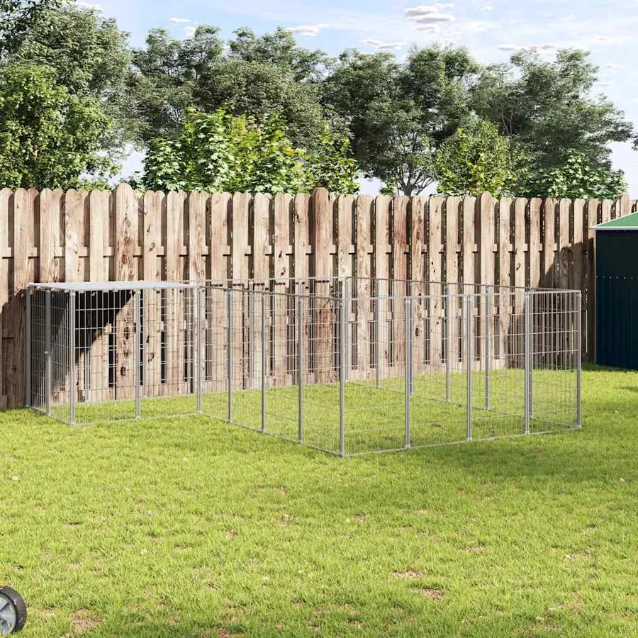 Chenil Argenté 8,47 m² Acier