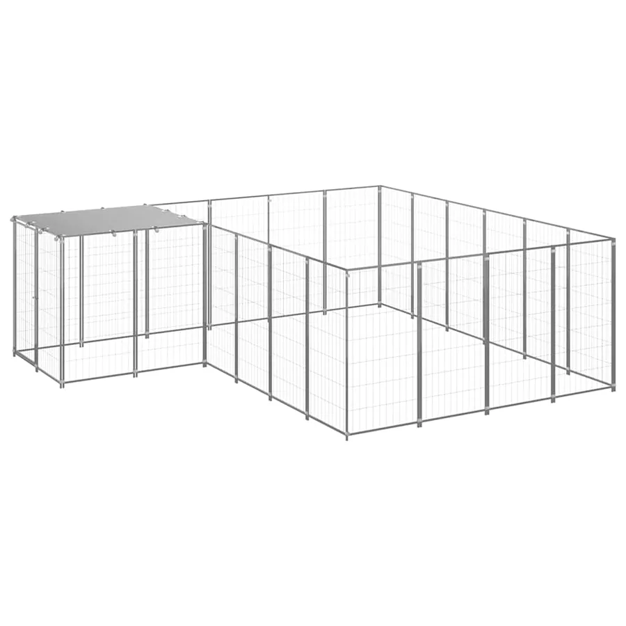 Chenil Argenté 8,47 m² Acier - 2