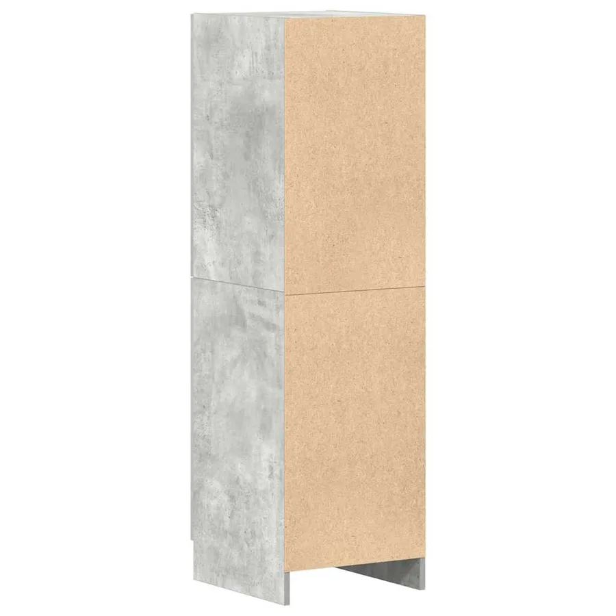 Armoire de cuisine gris béton 38x41,5x131,5 cm bois ingénierie - 7