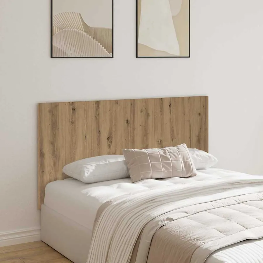 Tête de lit chêne artisanal 160x1,5x80 cm bois d'ingénierie