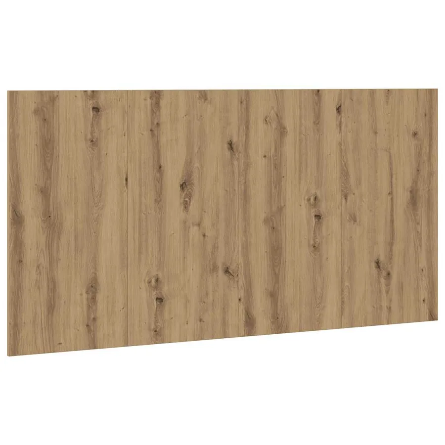 Tête de lit chêne artisanal 160x1,5x80 cm bois d'ingénierie - 2