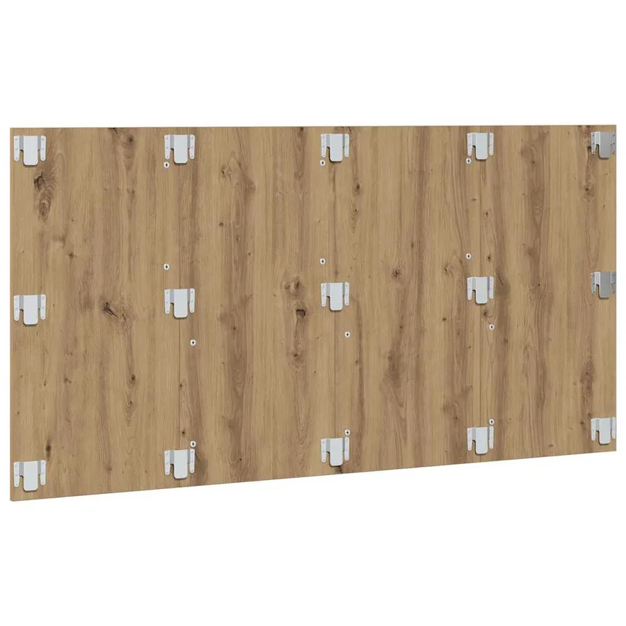Tête de lit chêne artisanal 160x1,5x80 cm bois d'ingénierie - 4