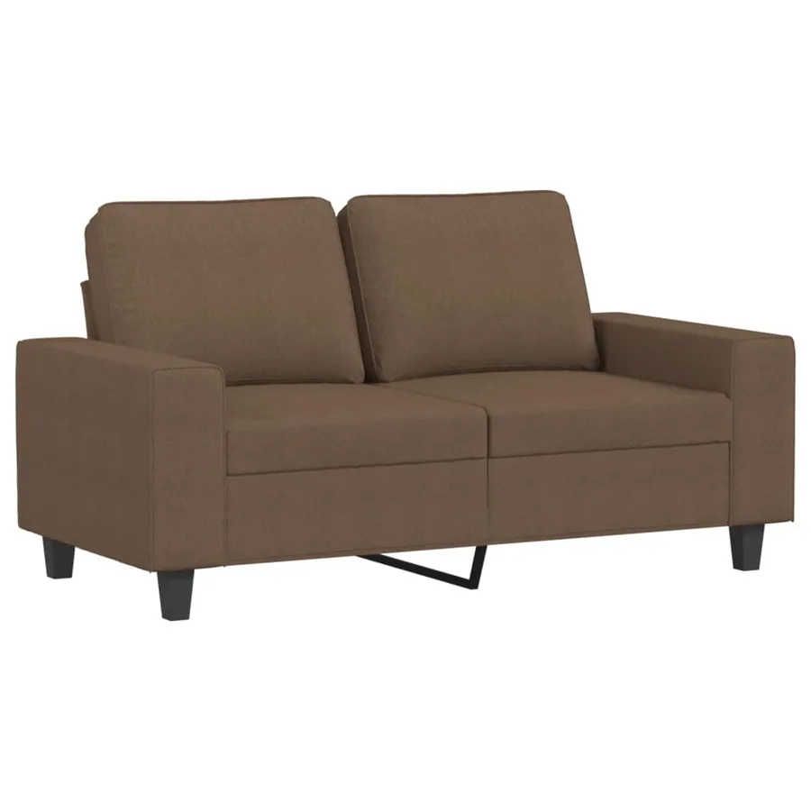 Ensemble de canapés 4 pcs marron tissu - 4