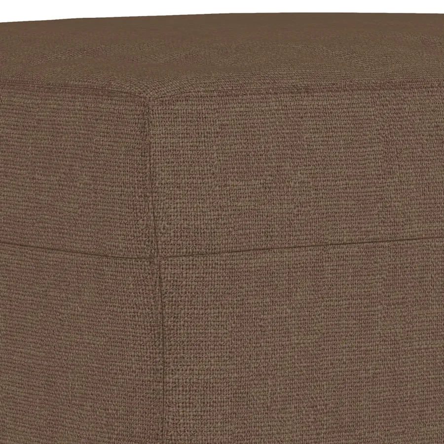 Ensemble de canapés 4 pcs marron tissu - 8