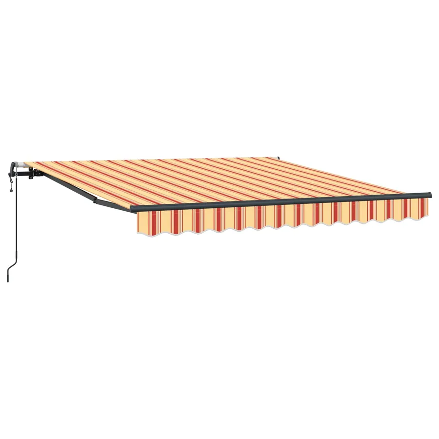 Auvent rétractable Jaune et Orange 350 x 250 cm - 2