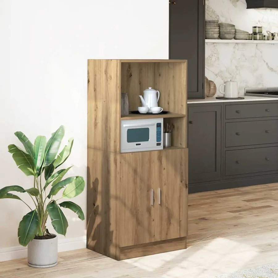 Armoire de cuisine chêne artisanal 57x41,5x131,5 cm