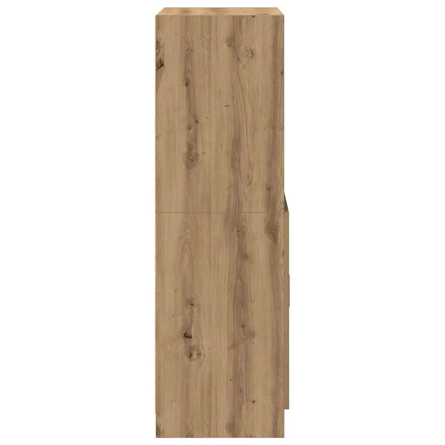 Armoire de cuisine chêne artisanal 57x41,5x131,5 cm - 6