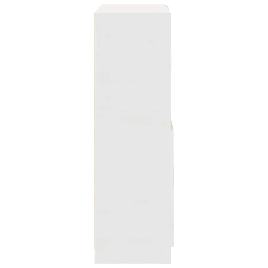 Ensemble d'armoires de cuisine 2 pcs blanc bois d'ingénierie - 8