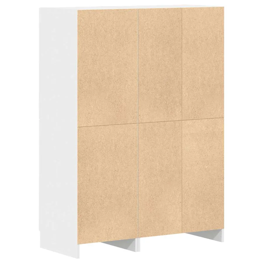Ensemble d'armoires de cuisine 2 pcs blanc bois d'ingénierie - 9