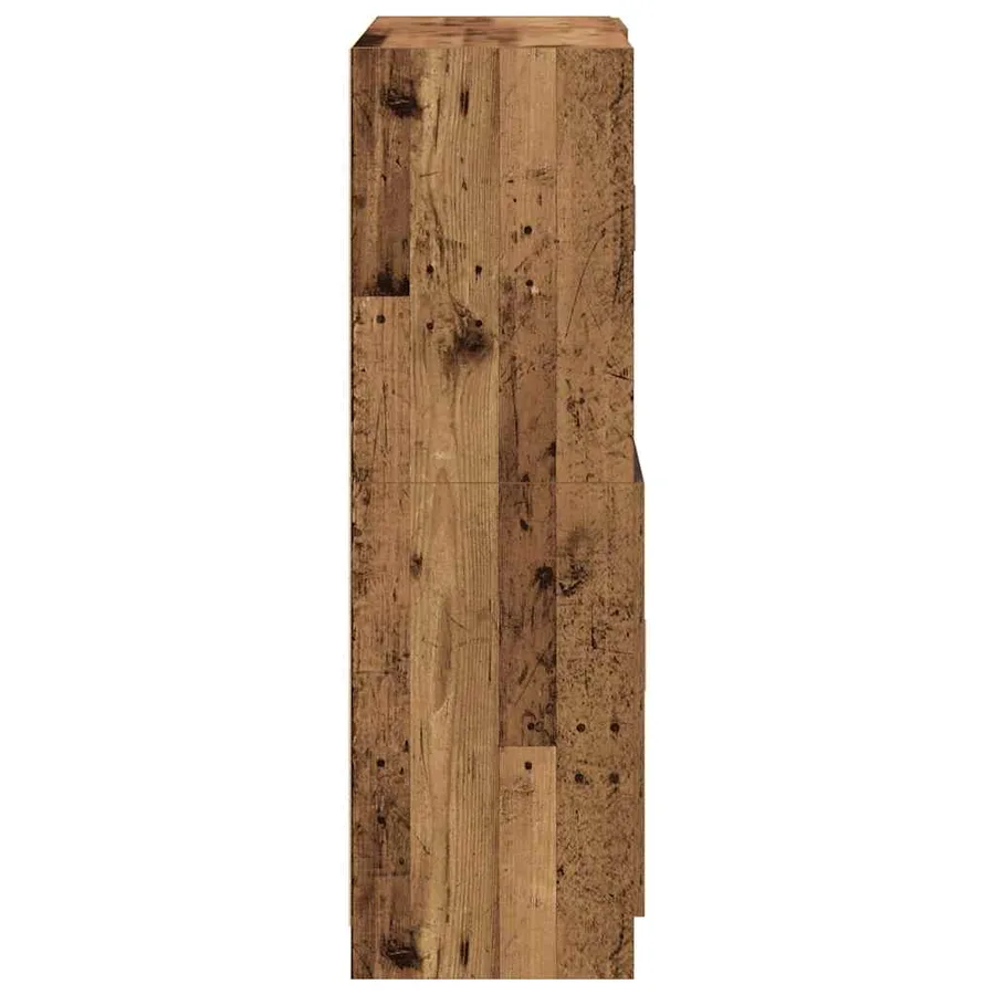 Ensemble d'armoires de cuisine 2 pcs vieux bois - 8
