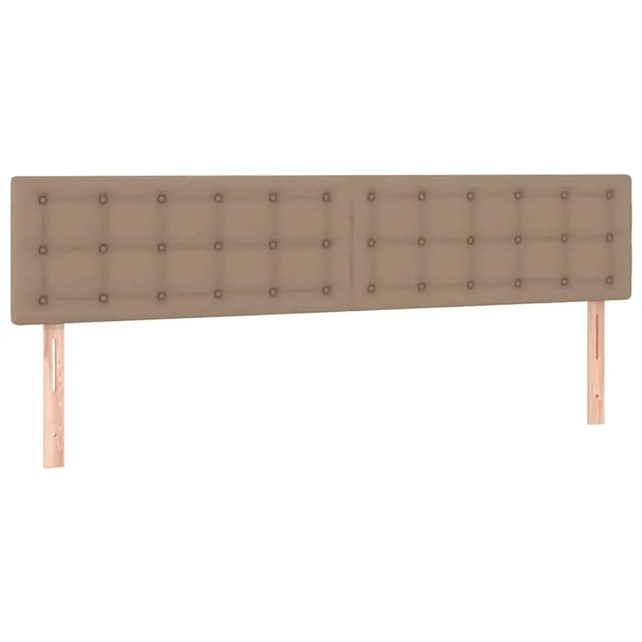 Cadre de lit ottoman et matelas cappuccino 180x200cm similicuir - 9