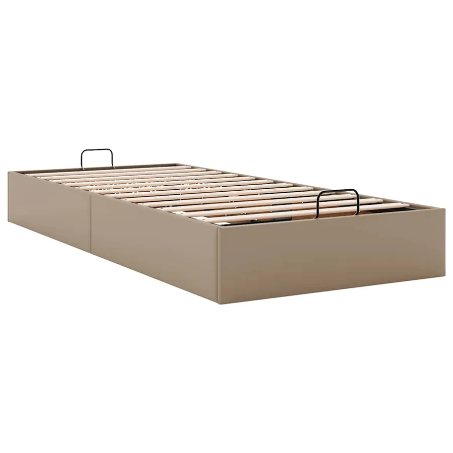 Cadre de lit ottoman sans matelas cappuccino 90x190 cm - 6
