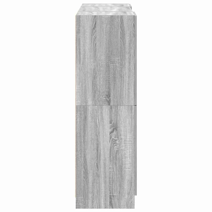 Ensemble d'armoires de cuisine 3 pcs sonoma gris - 8