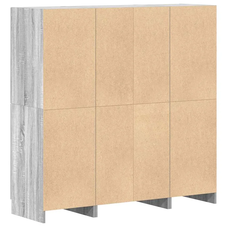 Ensemble d'armoires de cuisine 3 pcs sonoma gris - 9