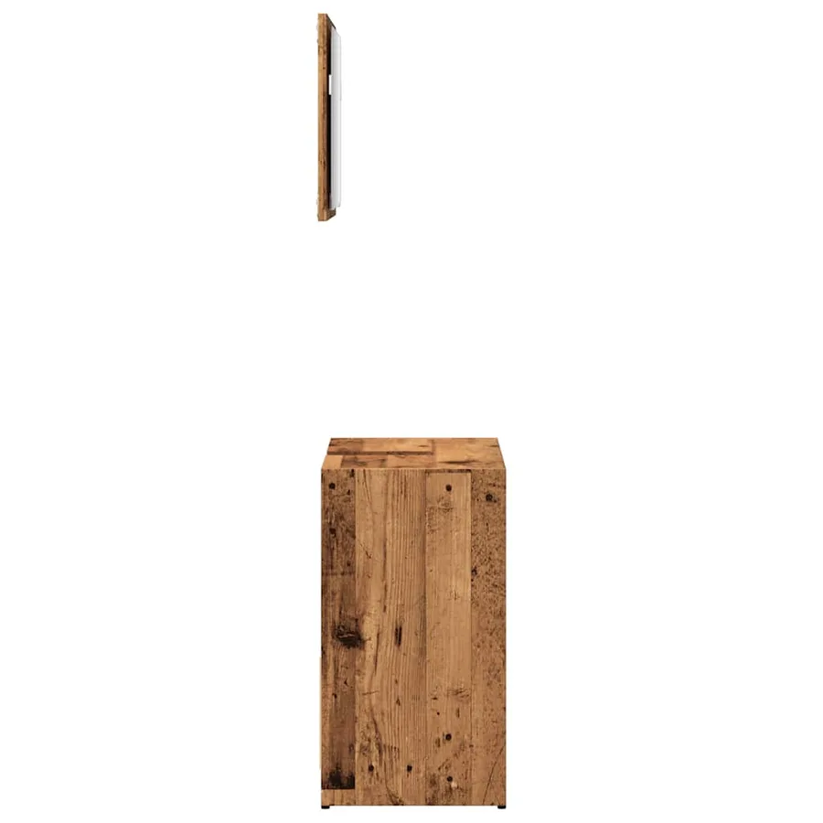 Ensemble de meubles salle de bain 2 pcs bois d'ingénierie - 5