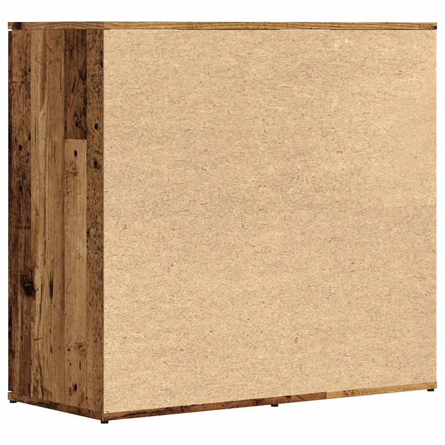 Buffet vieux bois 80x36x75 cm bois d'ingénierie - 7