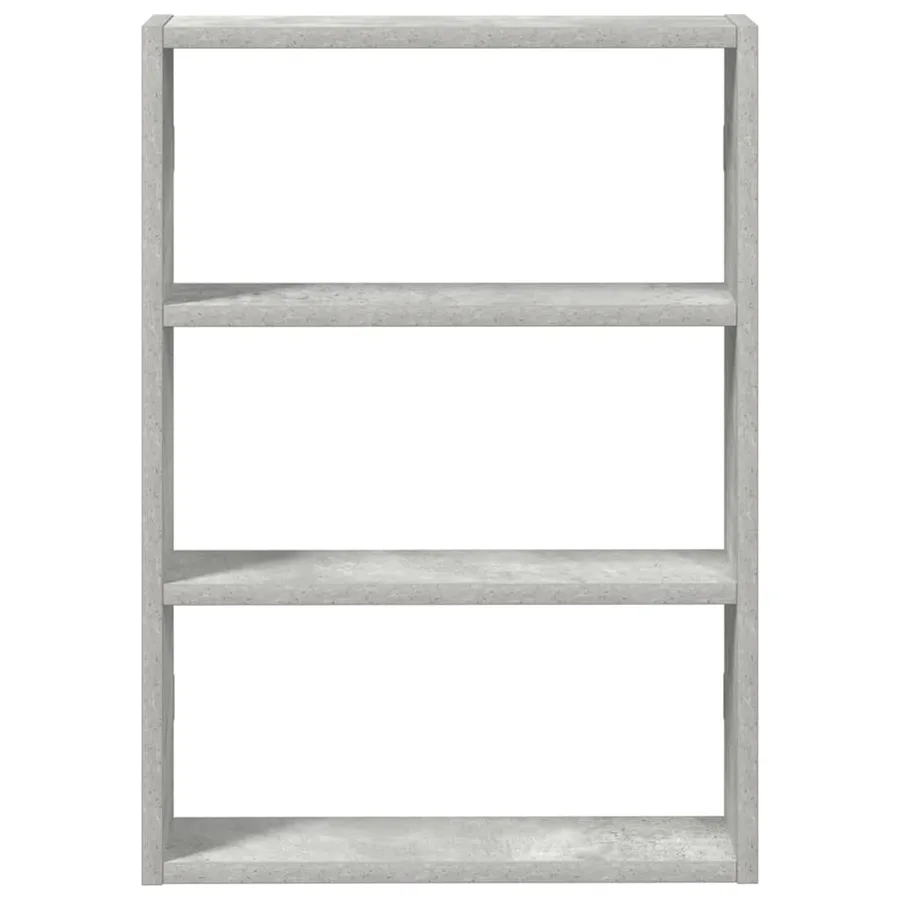 Étagère murale gris béton 43x9x60 cm bois d'ingénierie - 4